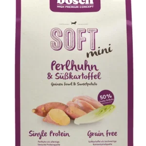 bosch SOFT Mini Perlhuhn & Süßkartoffel 1kg Hundetrockenfutter Highlight